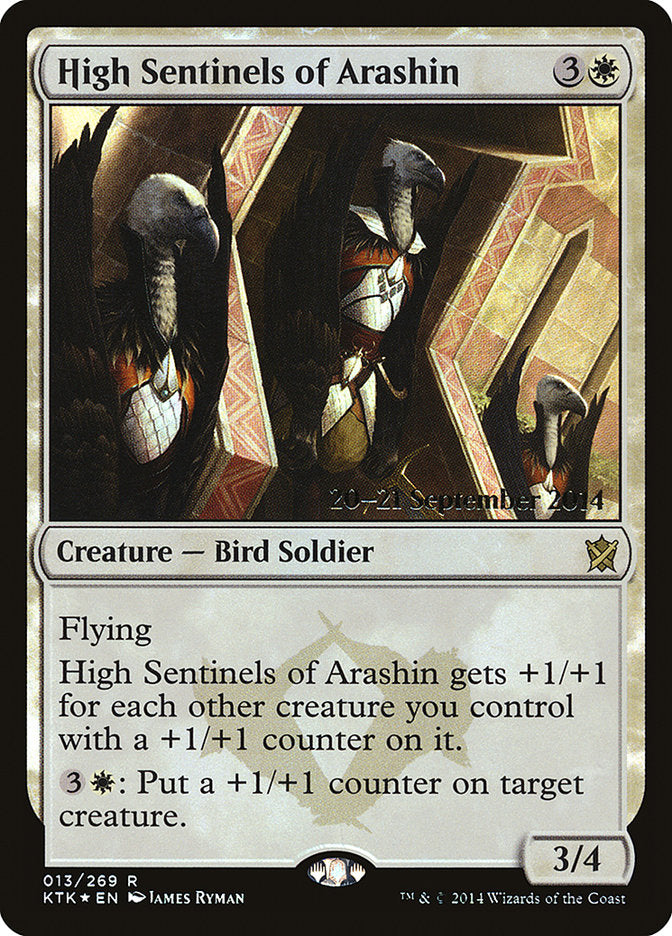 High Sentinels of Arashin [Khans of Tarkir Prerelease Promos]