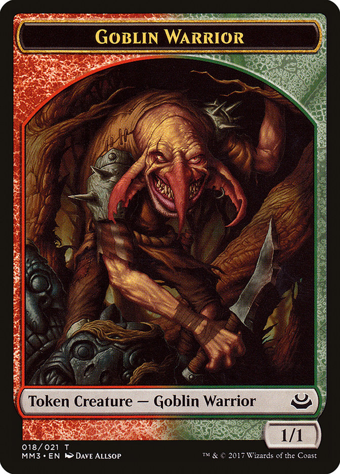 Goblin Warrior Token [Modern Masters 2017 Tokens]