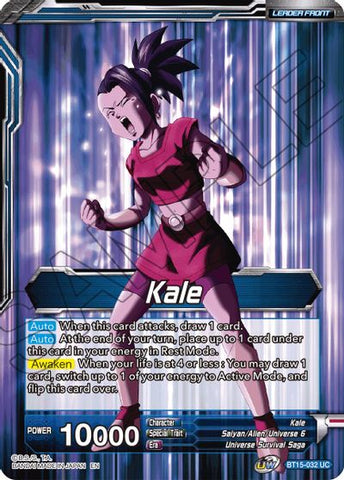Kale // Kale, Demon of Universe 6 (BT15-032) [Saiyan Showdown]