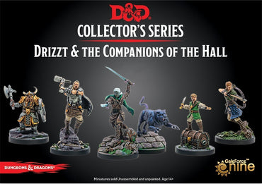 D&D Collector's Series Miniatures The Legend of Drizzt Companions of the Hall