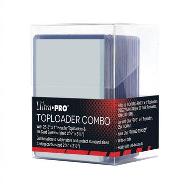 Ultra Pro Toploader Combo (25 Toploaders, 25 Sleeves)