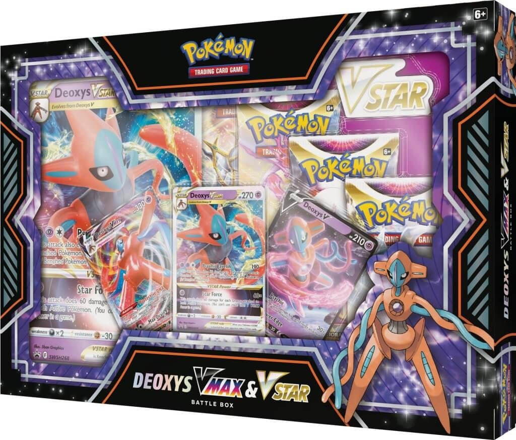 Pokemon Deoxys/Zeraora VMAX & VSTAR Battle Box