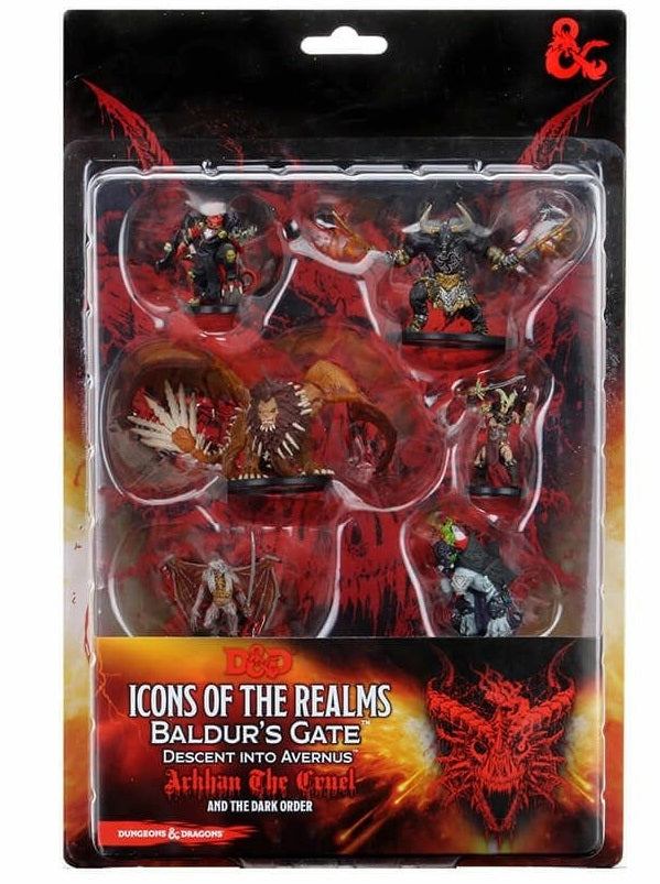 D&D Icons of the Realms Descent into Avernus Arkhan the Cruel and The Dark Order