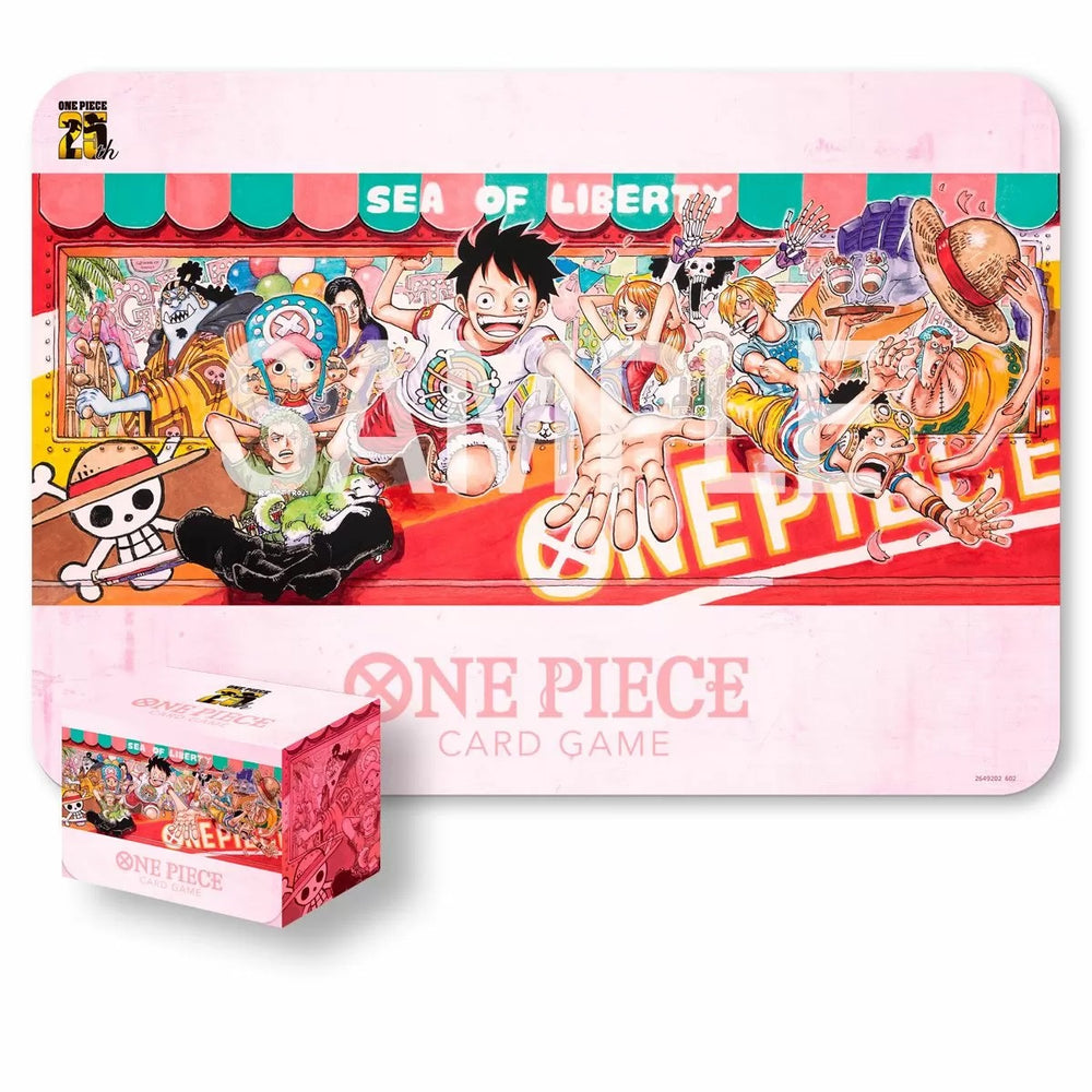 One Piece Playmat and Card Case Set 25th Edition