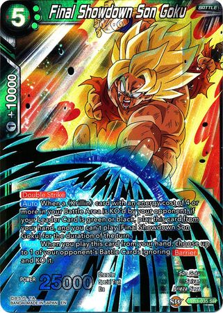 sylveon rare card Final Showdown Son Goku (TB3-035) [Clash of Fates]