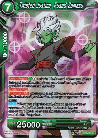 Twisted Justice, Fused Zamasu (BT3-076) [Cross Worlds]