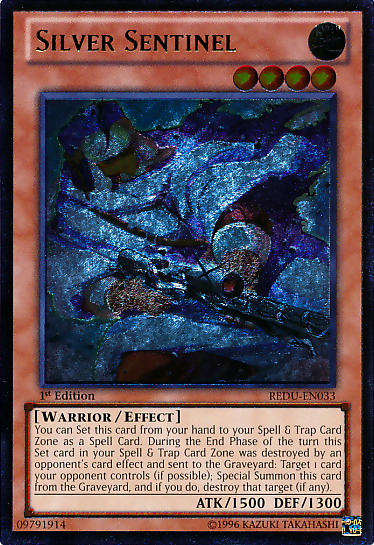 find yugioh card prices Silver Sentinel [REDU-EN033] Ultimate Rare
