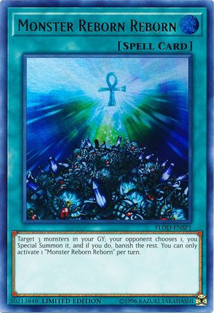 Monster Reborn Reborn [FLOD-ENSP1] Ultra Rare