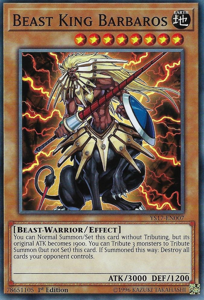 Beast King Barbaros [YS17-EN007] Common