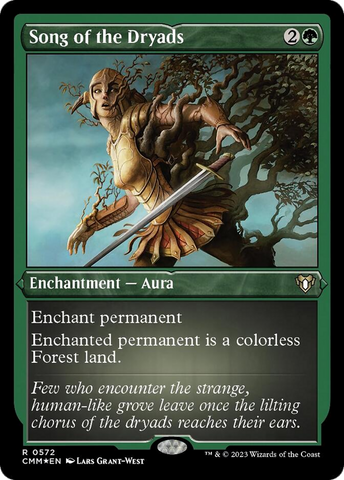 Song of the Dryads (Foil Etched) [Commander Masters]