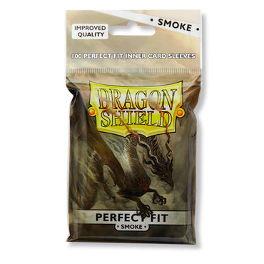 Dragon Shield Perfect Fit Topload Sleeves - Smoke x100 Standard