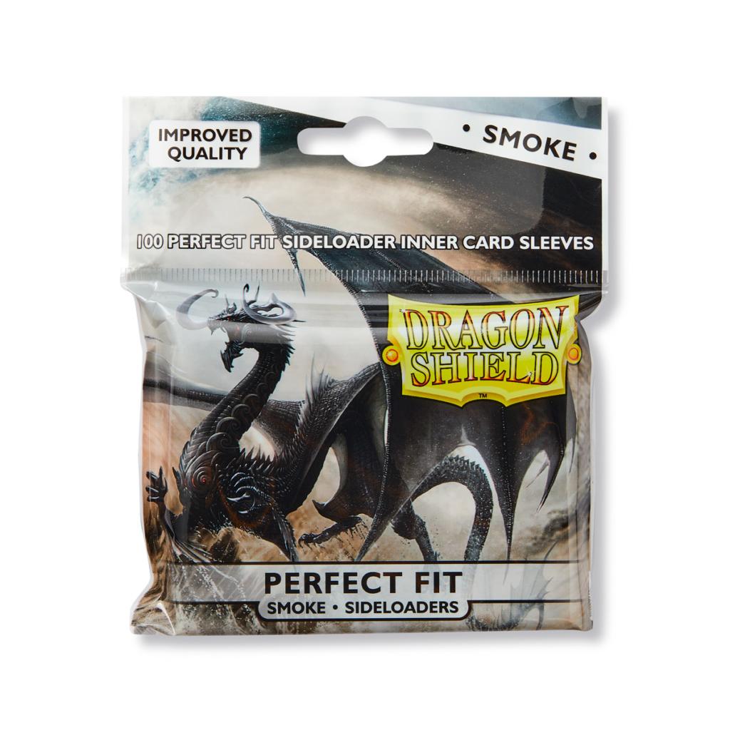 Dragon Shield Perfect Fit Sideload Sleeves - Smoke x100 Standard