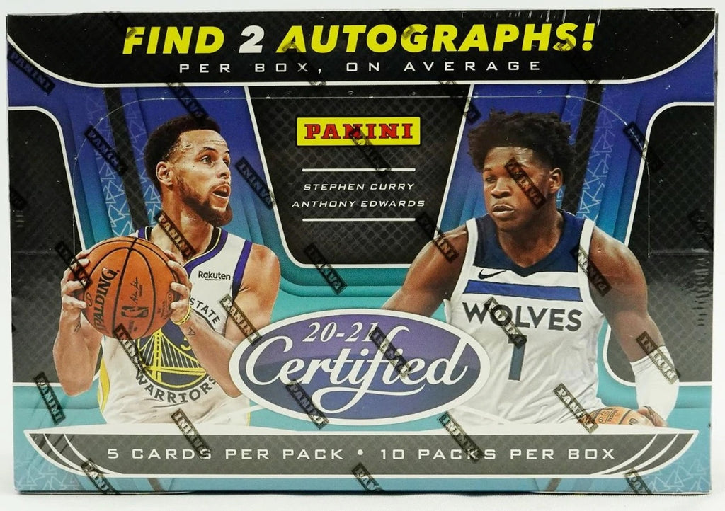 Panini Basketball 2020-21 Certified Hobby Box