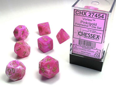 Chessex Dice RPG Seven Die Set - Vortex