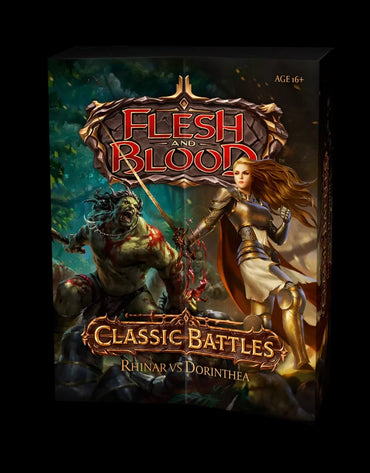 Flesh and Blood Classic Battles Rhinar vs Dorinthea