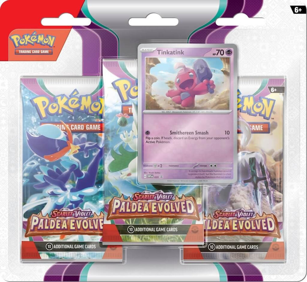 Paldea Evolved - Three booster blister