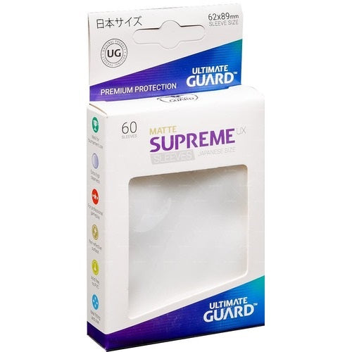 Ultimate Guard Matte Supreme Sleeves - Japanese Size