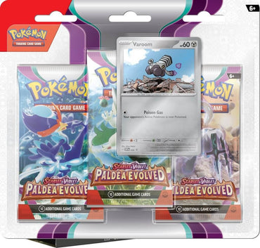 Paldea Evolved - Three booster blister