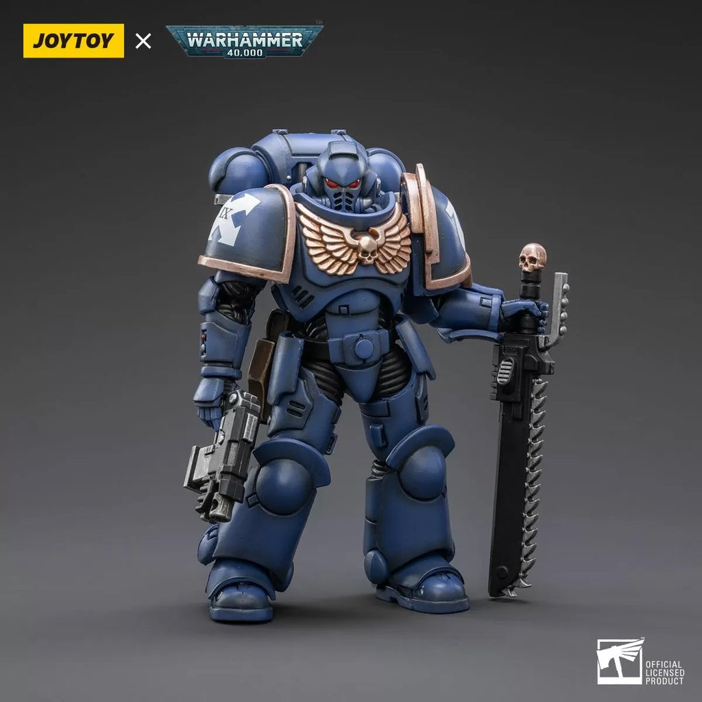 Warhammer Collectibles 1/18 Scale Space Marines Ultramarines Outriders Brother Catonus