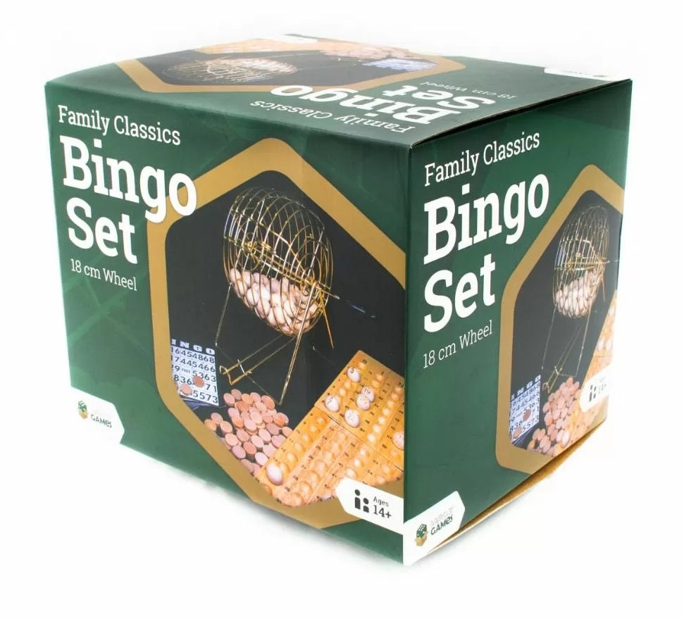 Let's Play Games Bingo Set 18cm Wheel