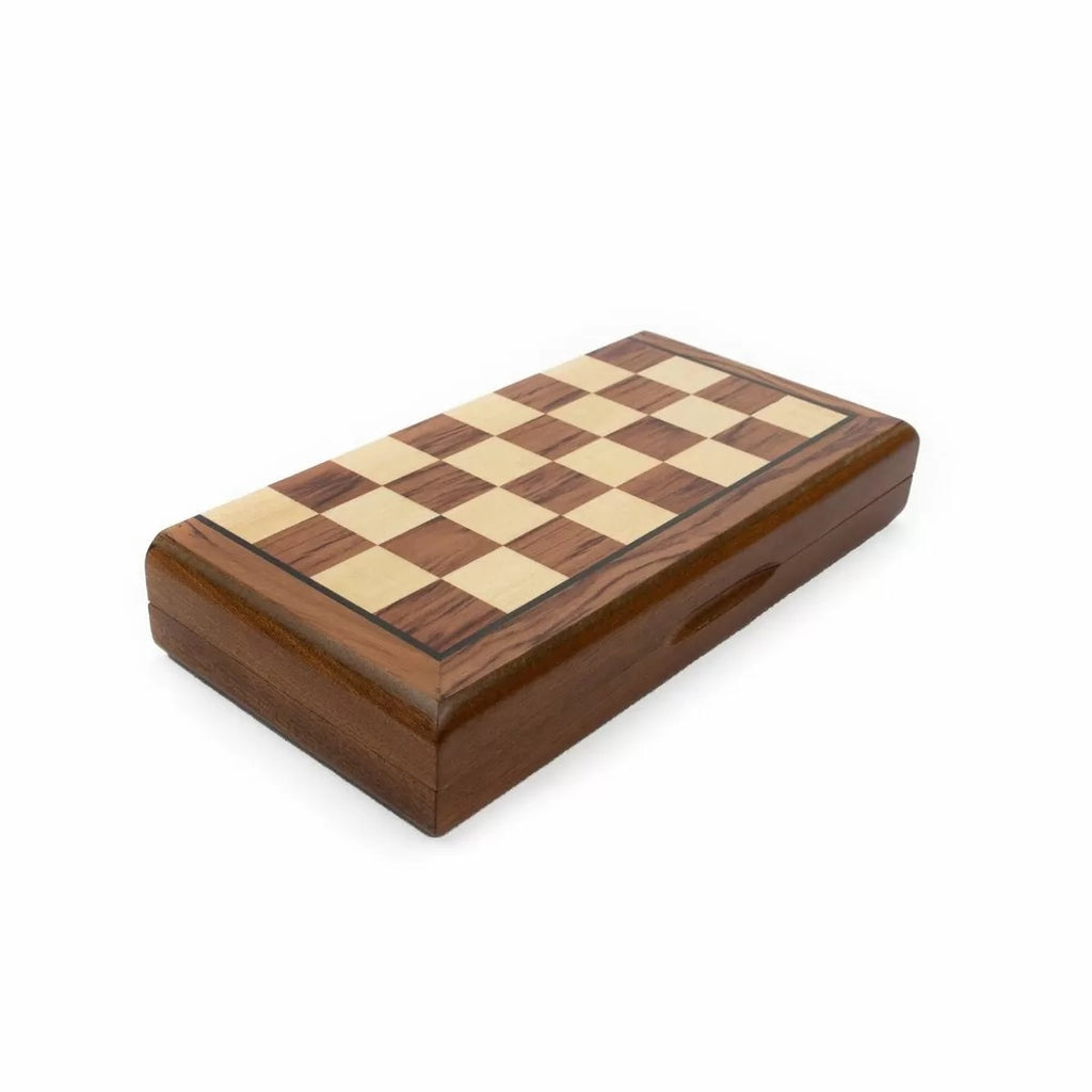 Let's Play Games Wooden Magnetic Chess Set 30cm