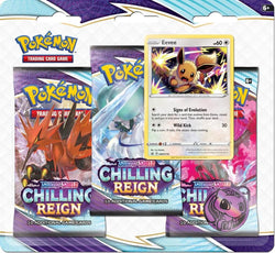 Sword and Shield Chilling Reign Three Booster Blister