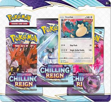 Sword and Shield Chilling Reign Three Booster Blister