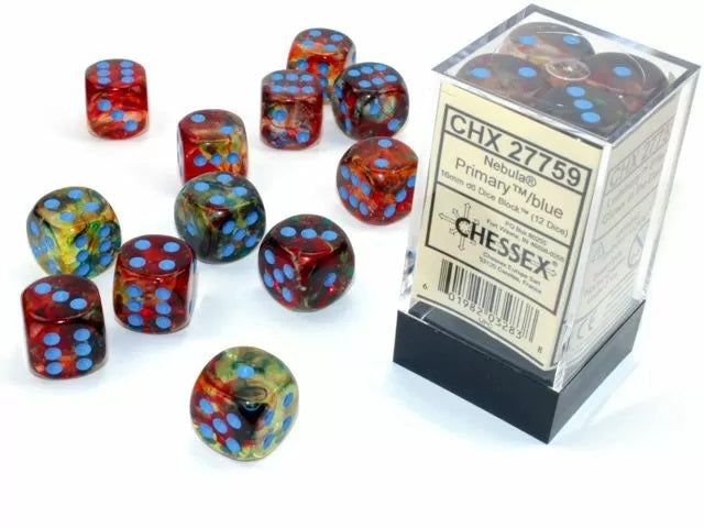 Chessex Dice Block 16mm D6 x12