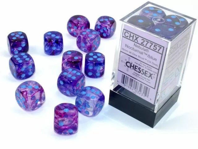 Chessex Dice Block 16mm D6 x12