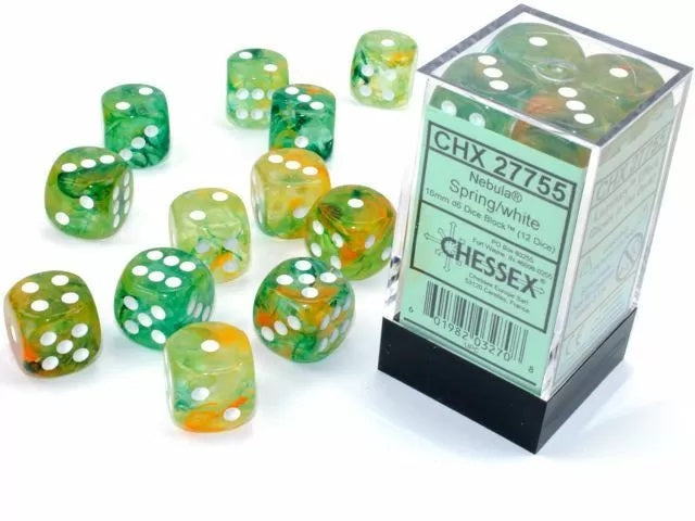 Chessex Dice Block 16mm D6 x12