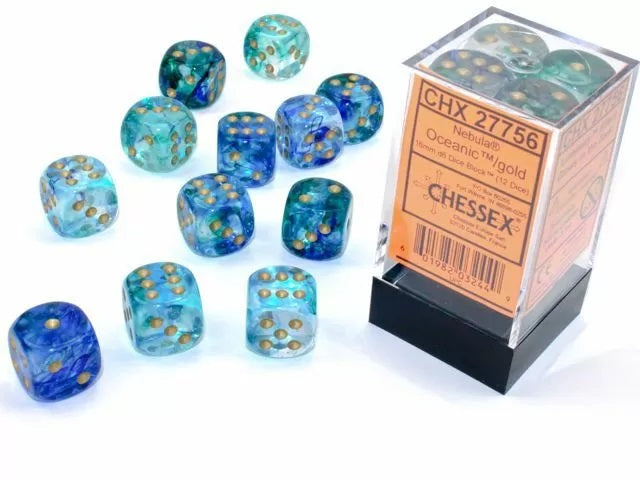 Chessex Dice Block 16mm D6 x12