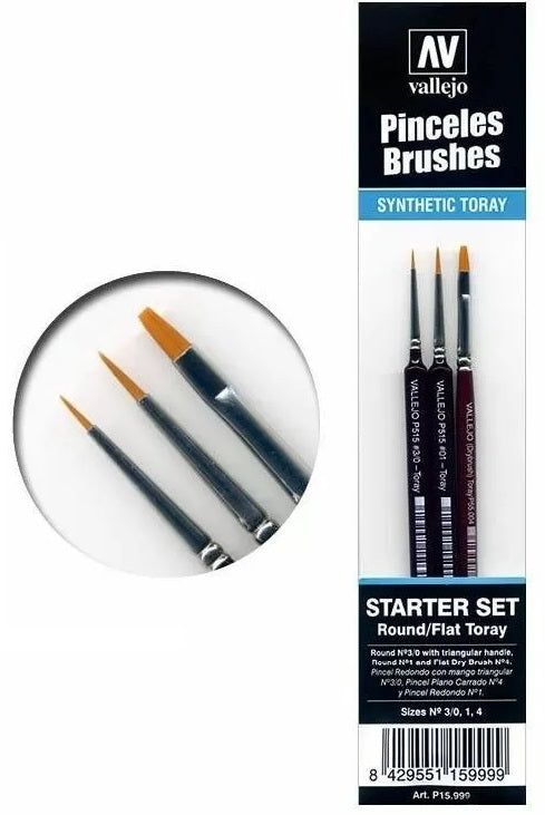 Vallejo Paint Brush Set