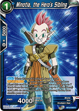 Minotia, the Hero's Sibling (BT14-053) [Cross Spirits]