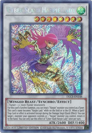 Cyber Slash Harpie Lady [DLCS-EN148] Secret Rare