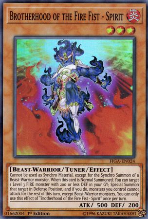 fire warrior monsters yugioh Brotherhood of the Fire Fist