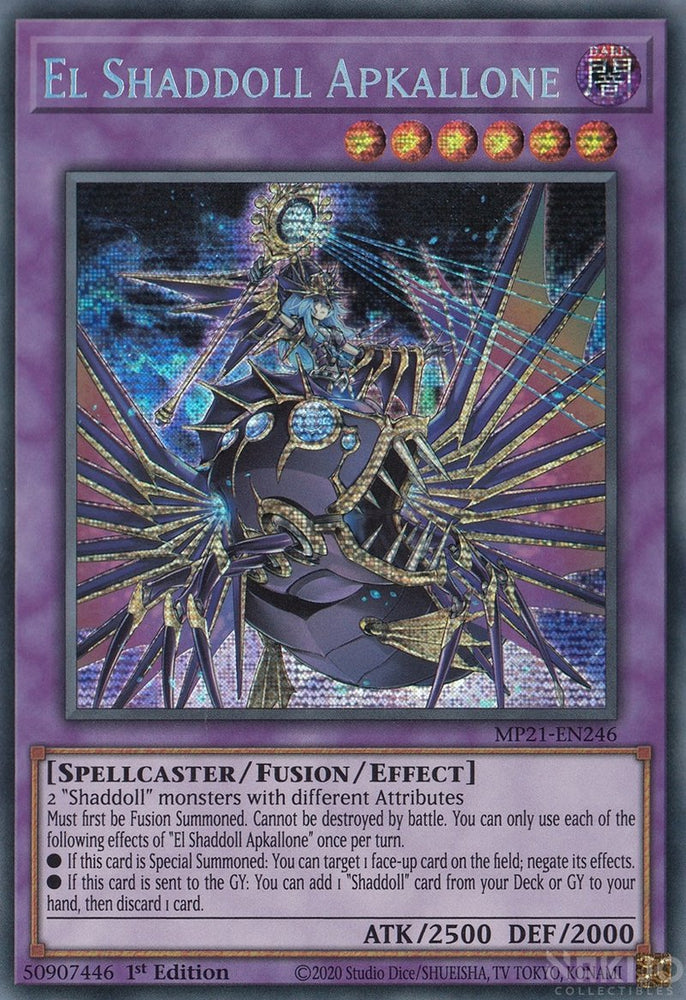 El Shaddoll Apkallone [MP21-EN246] Prismatic Secret Rare