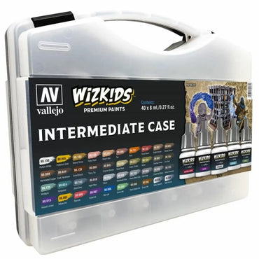 Vallejo Wizkids Intermediate Paint Set and Case