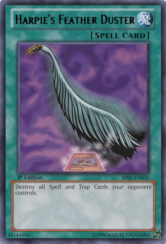 Harpie's Feather Duster [BP01-EN035] Rare