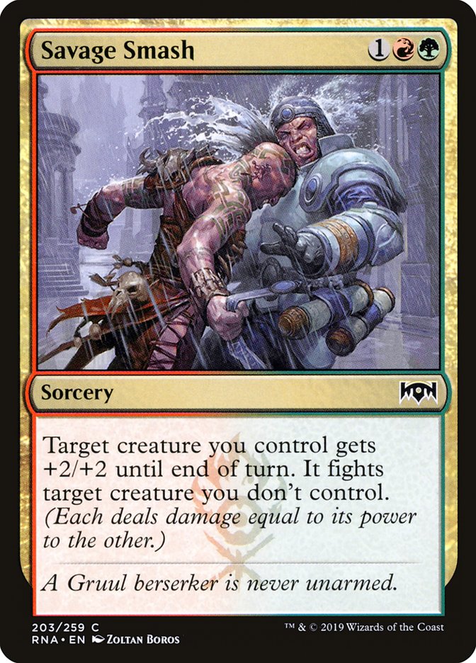 Savage Smash [Ravnica Allegiance]