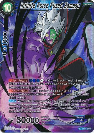 Infinite Force Fused Zamasu (SPR) (BT2-058) [Union Force]