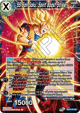 SS Son Goku, Spirit Boost Striker (EX17-01) [Saiyan Booster]