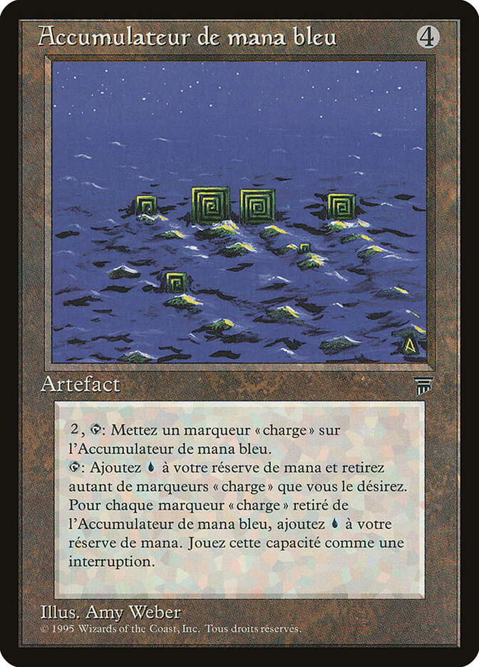 Blue Mana Battery (French) - 