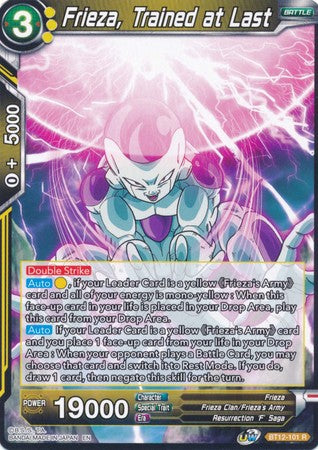 Frieza, Trained at Last (BT12-101) [Vicious Rejuvenation]