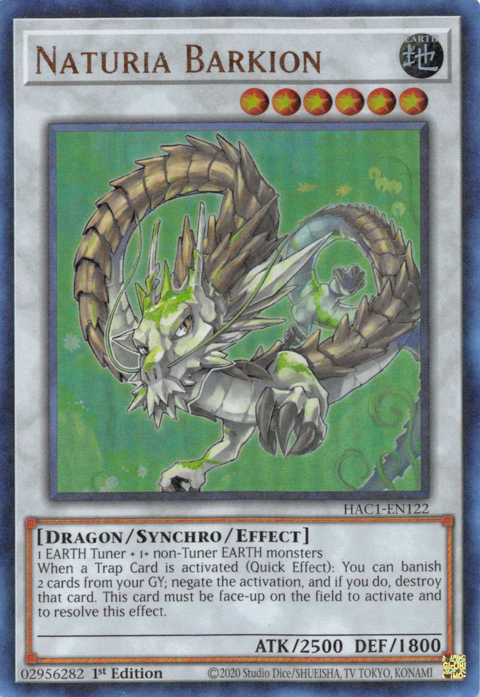 Naturia Barkion (Duel Terminal) [HAC1-EN122] Parallel Rare