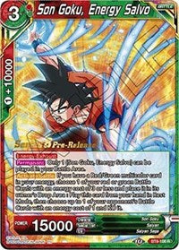 Son Goku, Energy Salvo (BT8-106_PR) [Malicious Machinations Prerelease Promos]