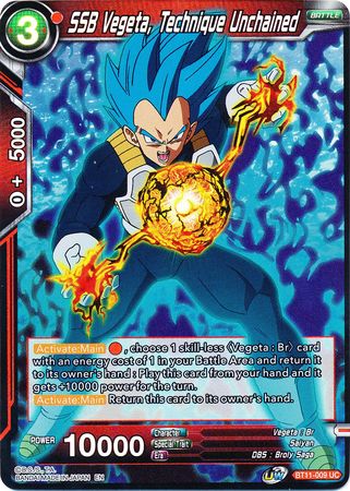 SSB Vegeta, Technique Unchained (BT11-009) [Vermilion Bloodline 2nd Edition]