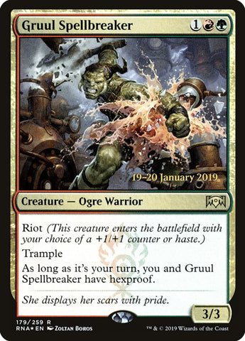 Gruul Spellbreaker [Ravnica Allegiance Prerelease Promos]