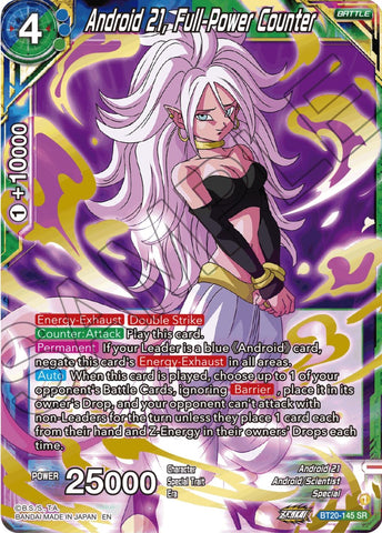 Android 21, Full-Power Counter (BT20-145) [Power Absorbed]