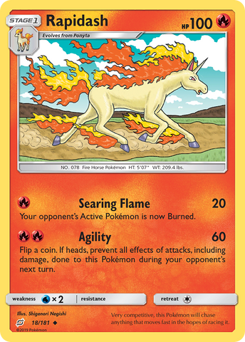 Rapidash (18/181) [Sun & Moon: Team Up]