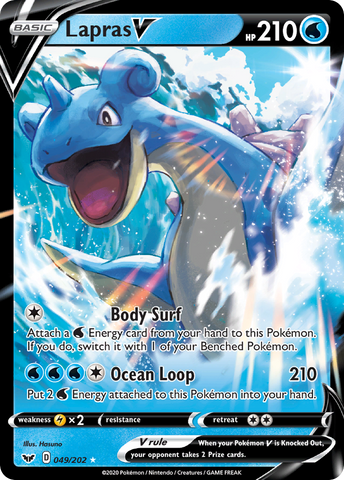 Lapras V (049/202) [Sword & Shield: Base Set]